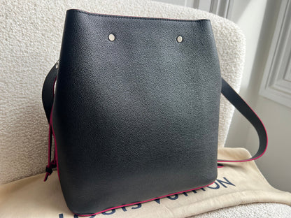Louis Vuitton Lockme Bucket Bag in Black and Pink (RRP £2050)