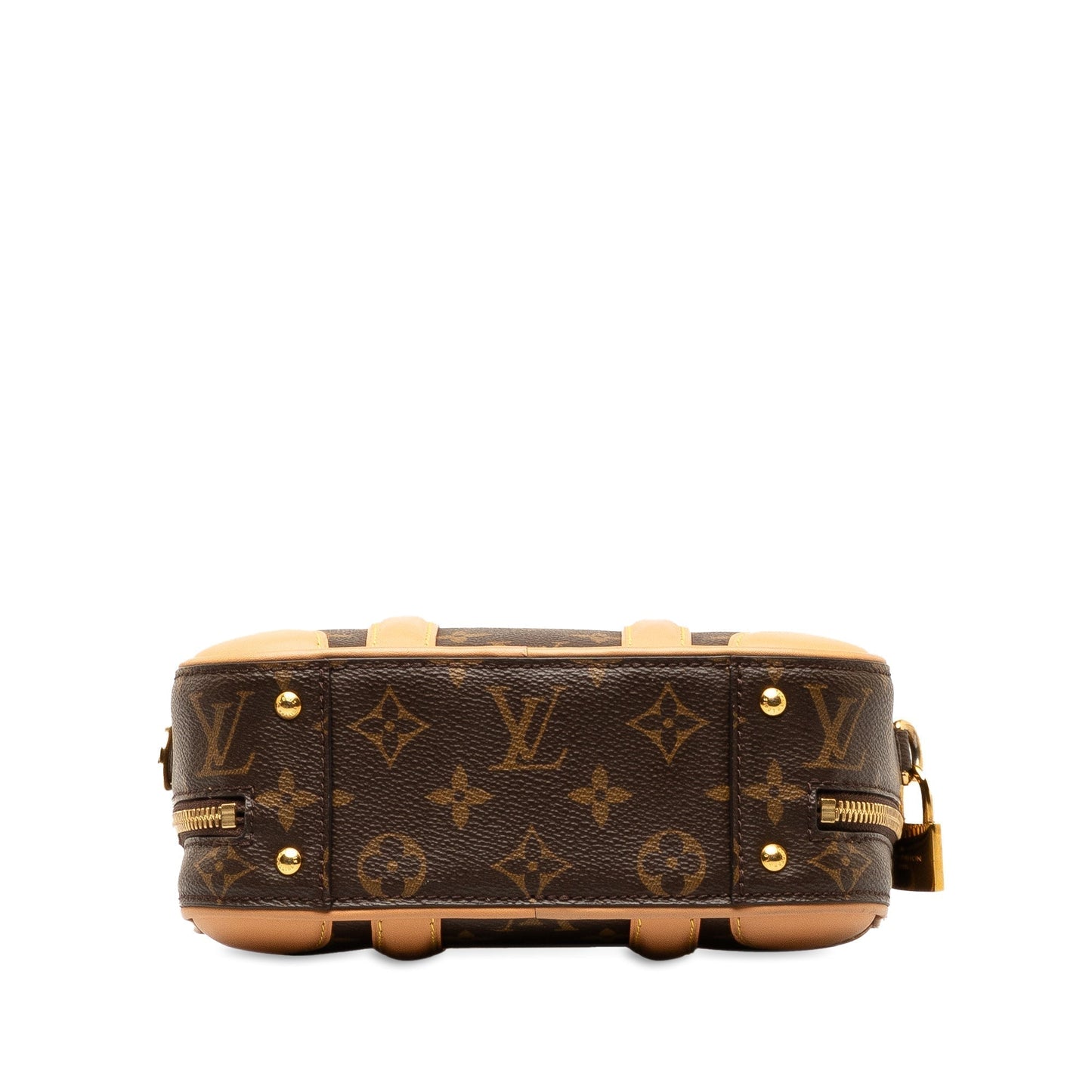 Brown Louis Vuitton Monogram Valisette BB Satchel
