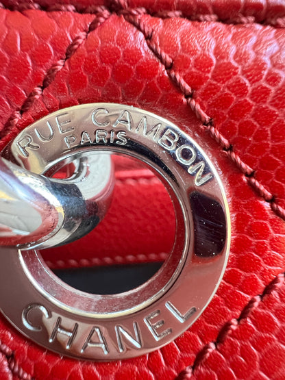 Chanel Red Caviar Grand Shopper Tote (GST)