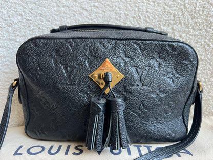 Louis Vuitton Saintonge Black Empreinte