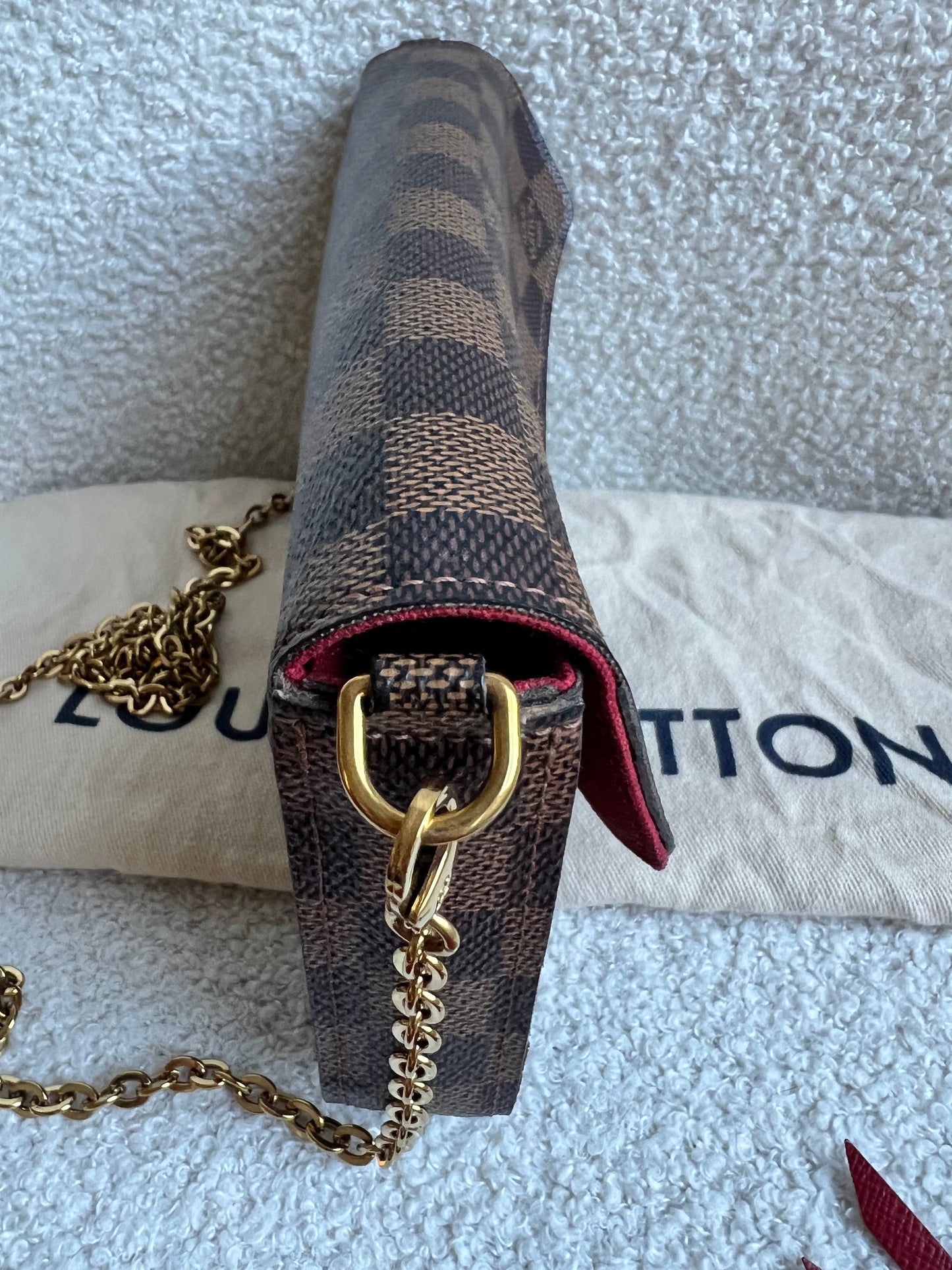 Louis Vuitton Felicie Pochette Damier Ebene (RRP £1090)