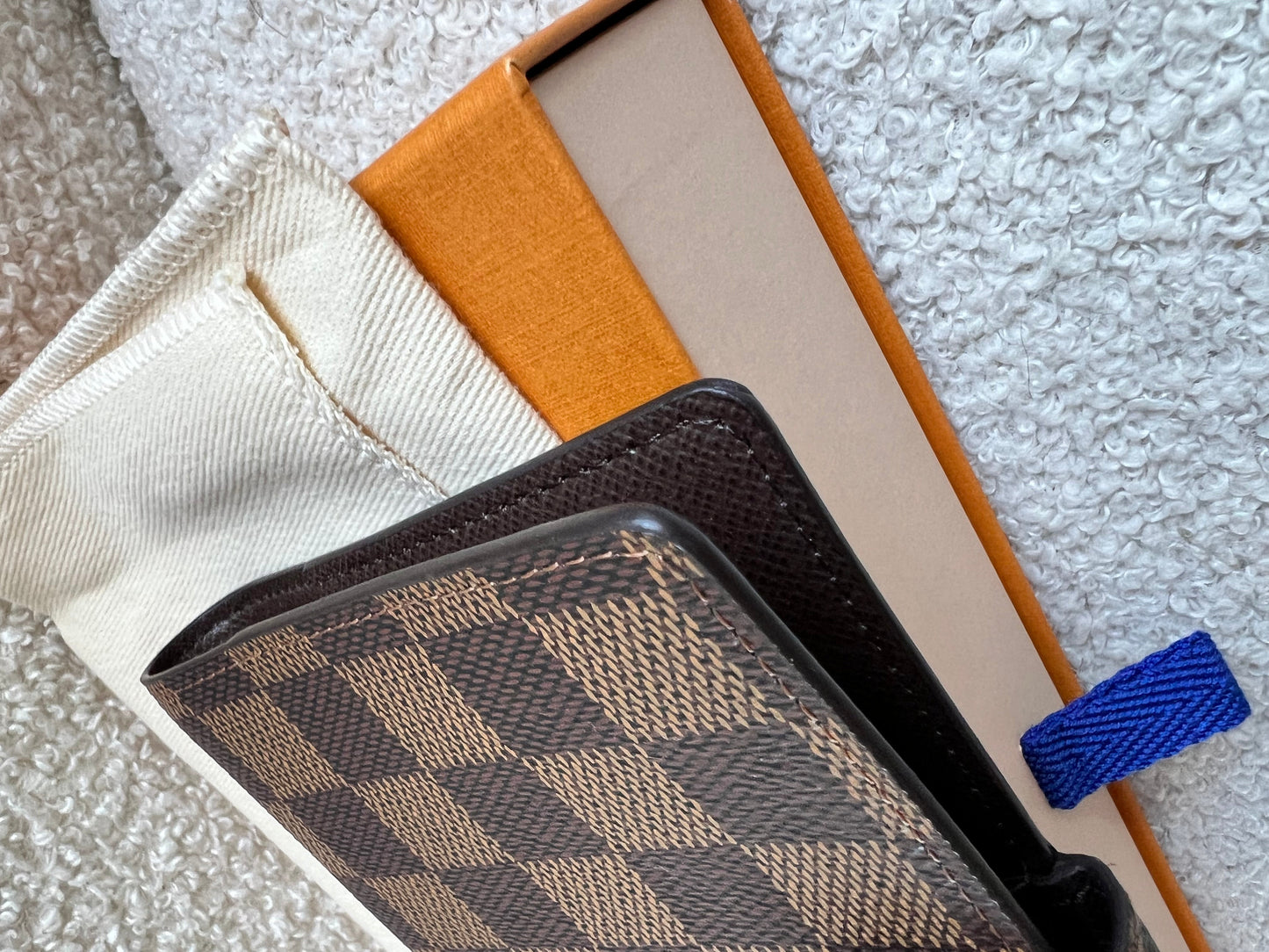 Louis Vuitton Damier Ebene Small Ring Agenda Cover (RRP £290)