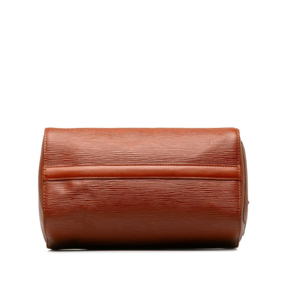 Brown Louis Vuitton Epi Speedy 25 Boston Bag