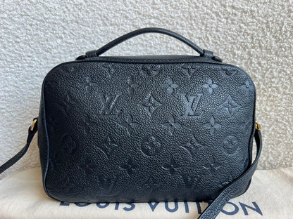 Louis Vuitton Saintonge Black Empreinte