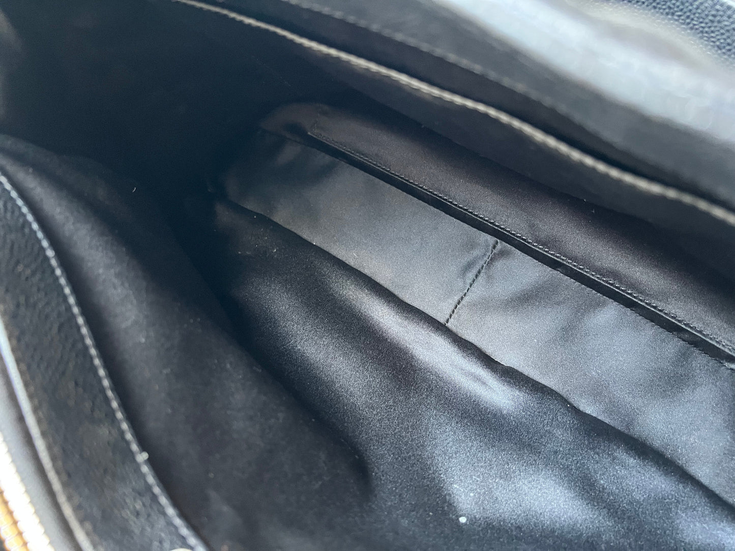 Chanel Black Caviar Grand Shopper Tote (GST) Silver Hardware