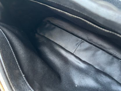 Chanel Black Caviar Grand Shopper Tote (GST) Silver Hardware
