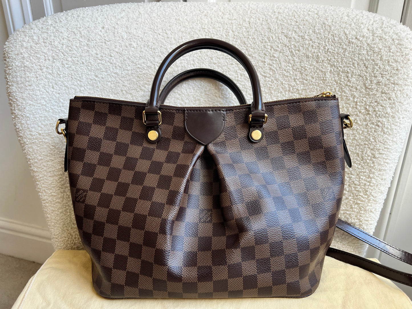Louis Vuitton Siena MM Tote Damier Ebene