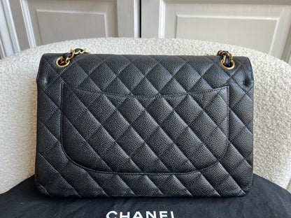 Chanel Jumbo Double Flap in Black Caviar with gold hardware (RRP £9830)