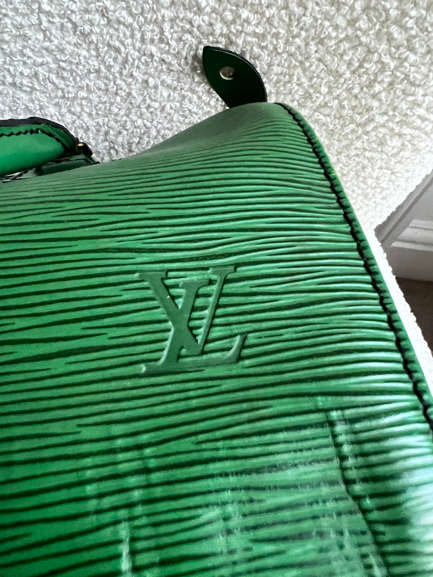 Louis Vuitton Speedy 30 Green Epi