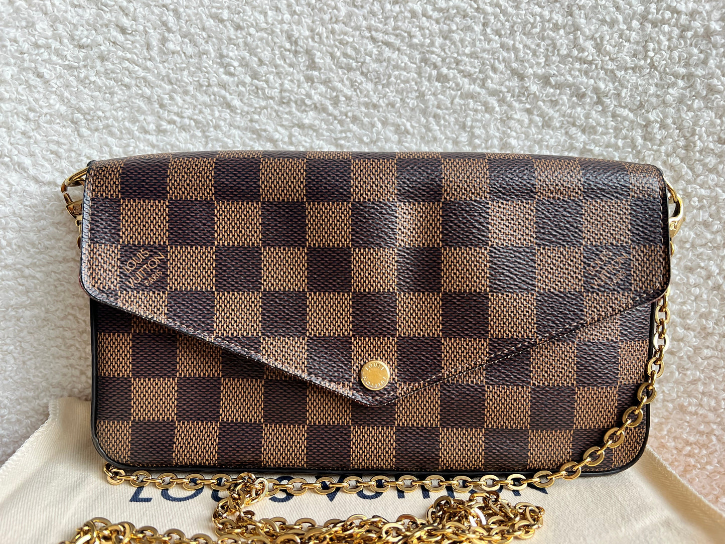 Louis Vuitton Felicie Pochette Damier Ebene (RRP £1110)