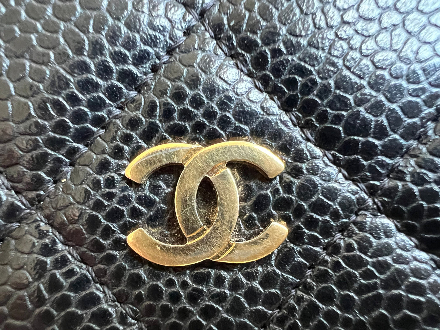 Chanel Black Caviar Wallet on Chain (RRP £2,930)