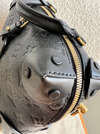 Louis Vuitton Black Empreinte Petite Malle Souple Bag (RRP £2420)