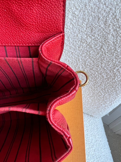 Louis Vuitton Pochette Metis Red Empreinte (RRP £2,130)