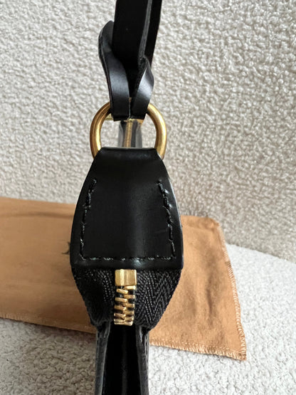 Louis Vuitton Vintage Black Epi Leather Pochette