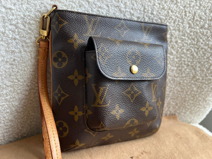 Louis Vuitton Monogram Partition Clutch