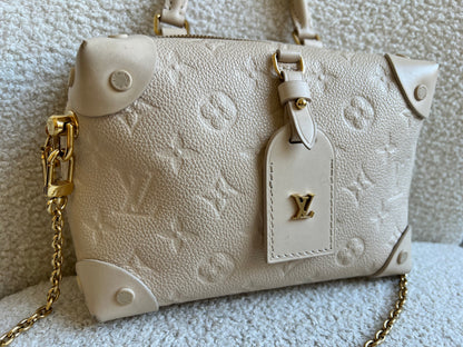 Louis Vuitton Cream Empreinte Petite Malle Souple Bag (RRP £2420)