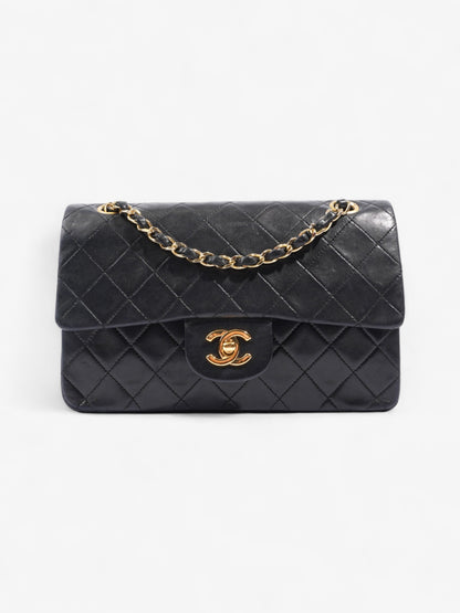 Chanel Lambskin Black Shoulder Bag Style 18