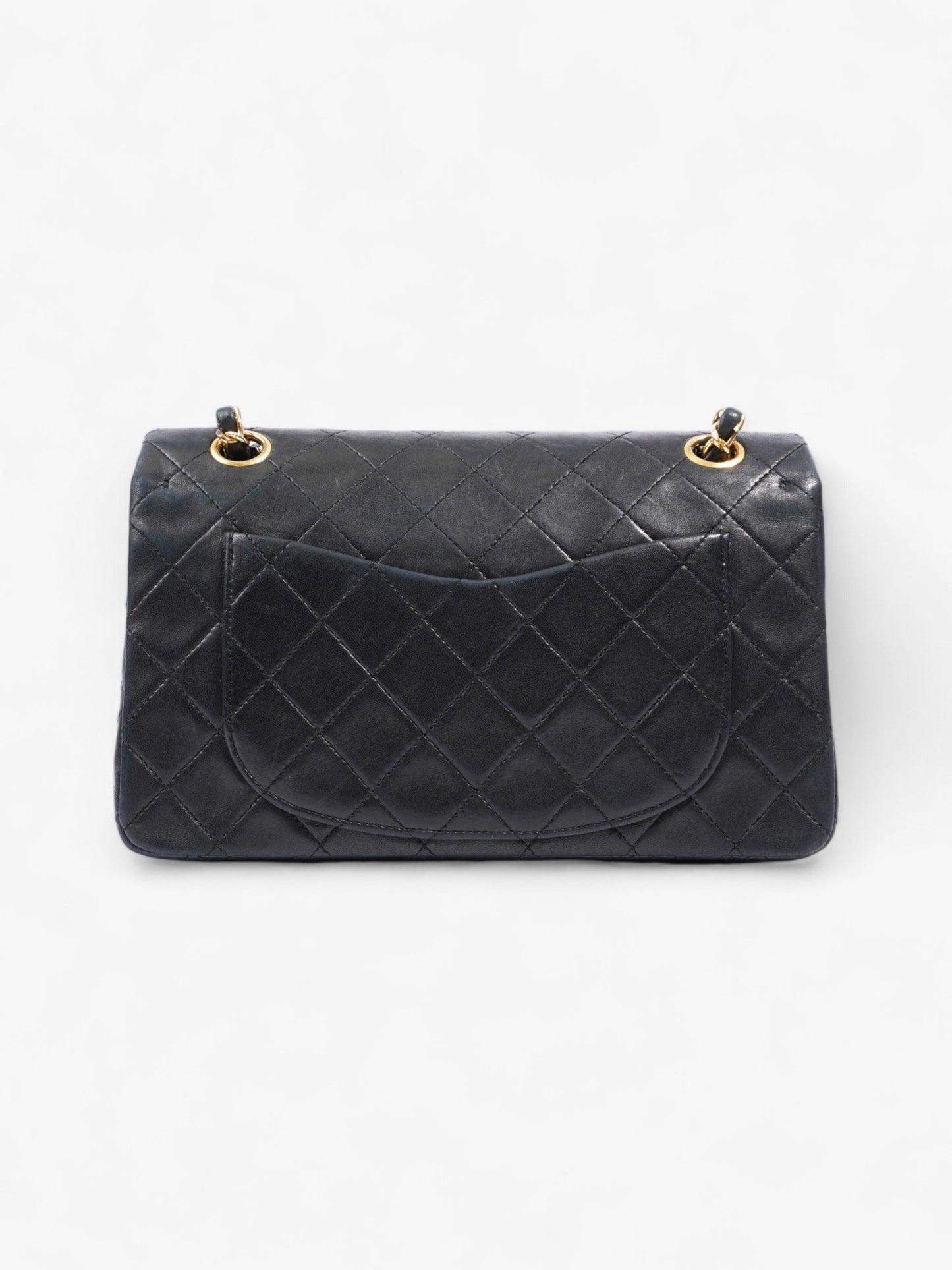 Chanel Lambskin Black Shoulder Bag Style 18