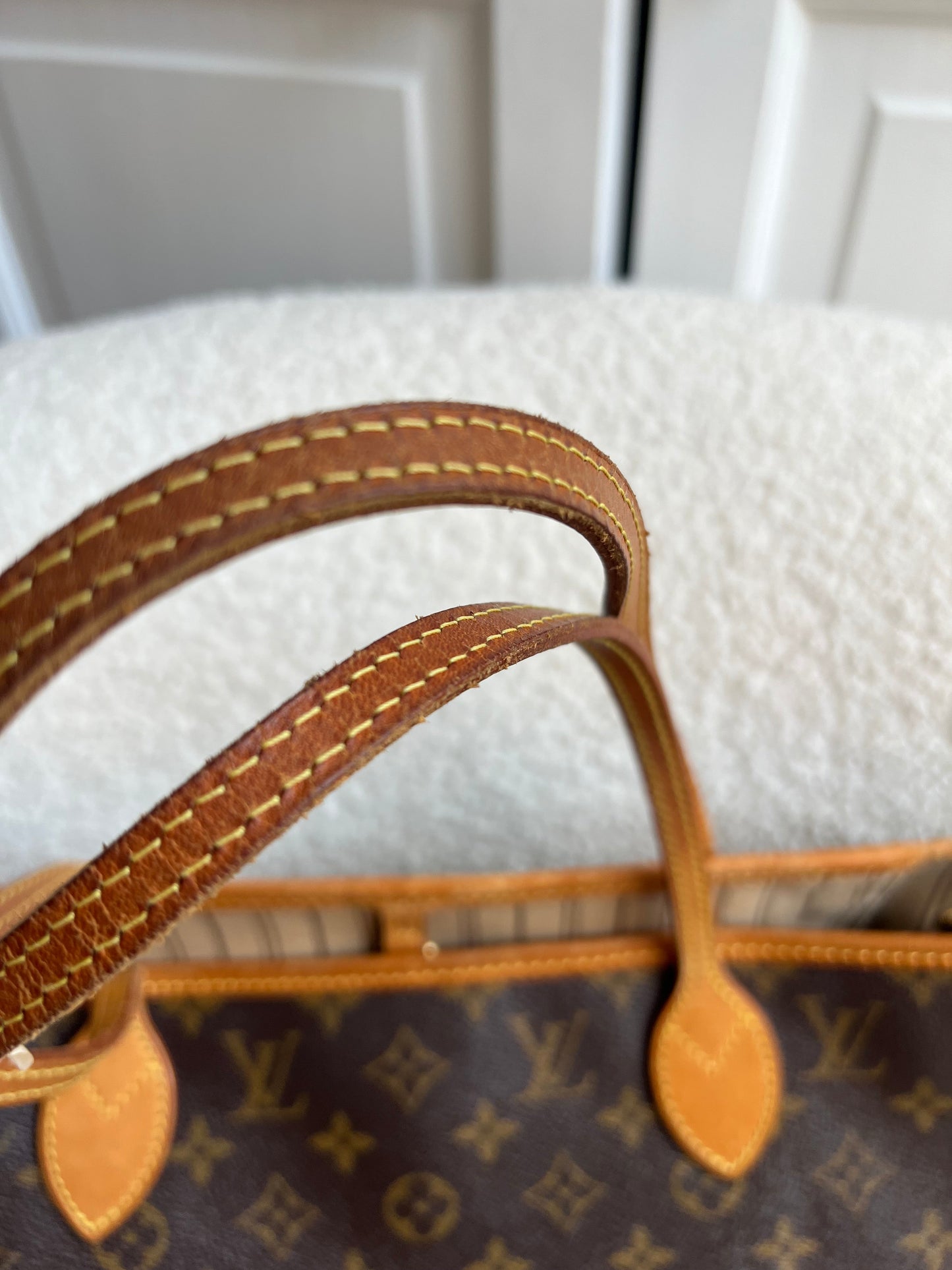 Louis Vuitton Neverfull MM Monogram Beige