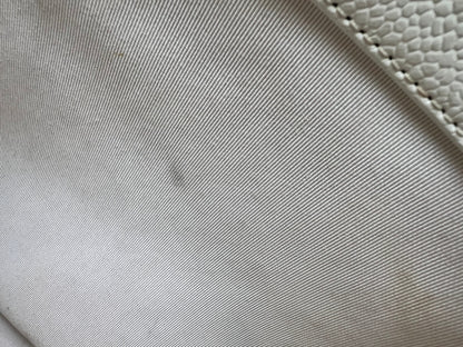 Chanel White Caviar Grand Shopper Tote (GST)