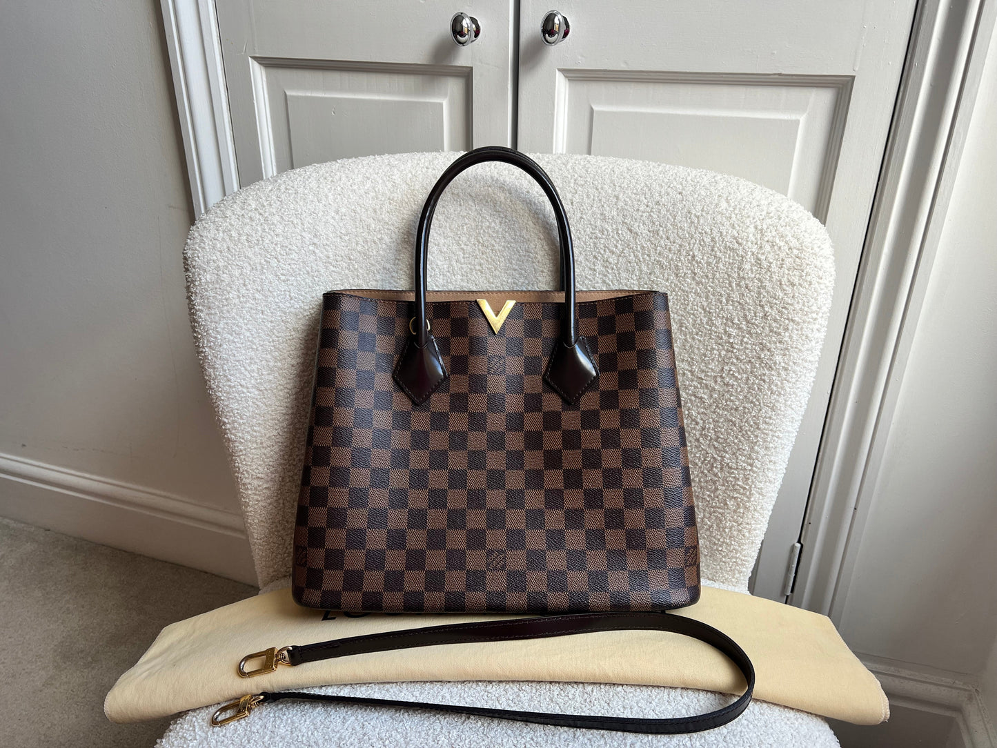 Louis Vuitton Kensington Tote Damier Ebene