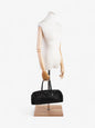 Fendi Embellished Bowler Bag Black Zucca Canvas