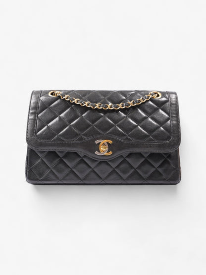 Chanel Paris Flap Black Calfskin Leather