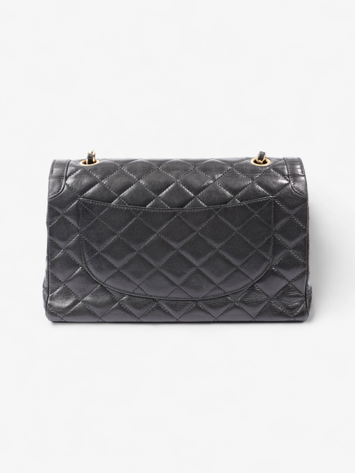 Chanel Paris Flap Black Calfskin Leather