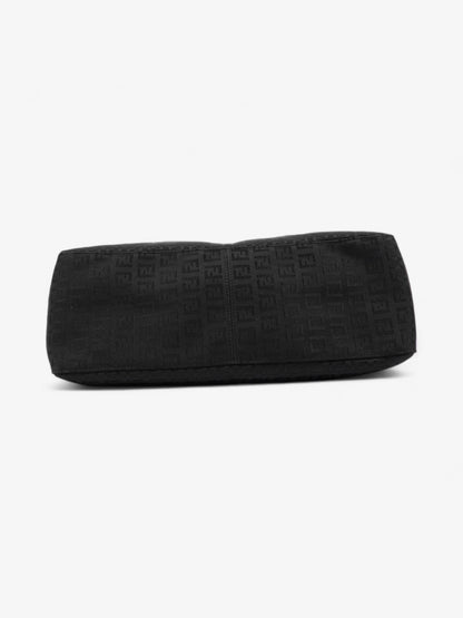 Fendi Tote Canvas Black Tote Bag