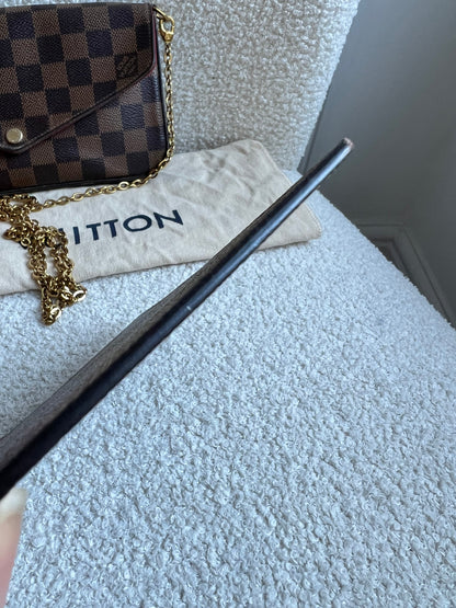 Louis Vuitton Felicie Pochette Damier Ebene (RRP £1090)