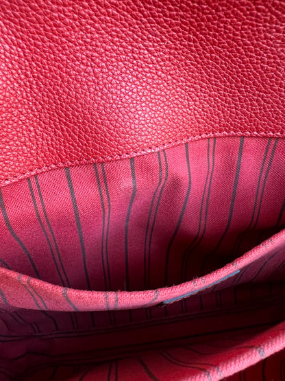 Louis Vuitton Pochette Metis Red Empreinte (RRP £2,130)