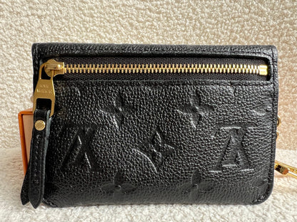 Louis Vuitton Key Pouch Black Empreinte