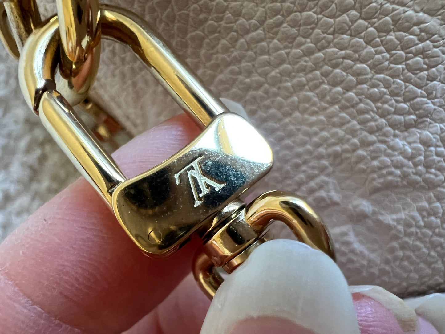 Louis Vuitton Cream Empreinte Petite Malle Souple Bag (RRP £2420)