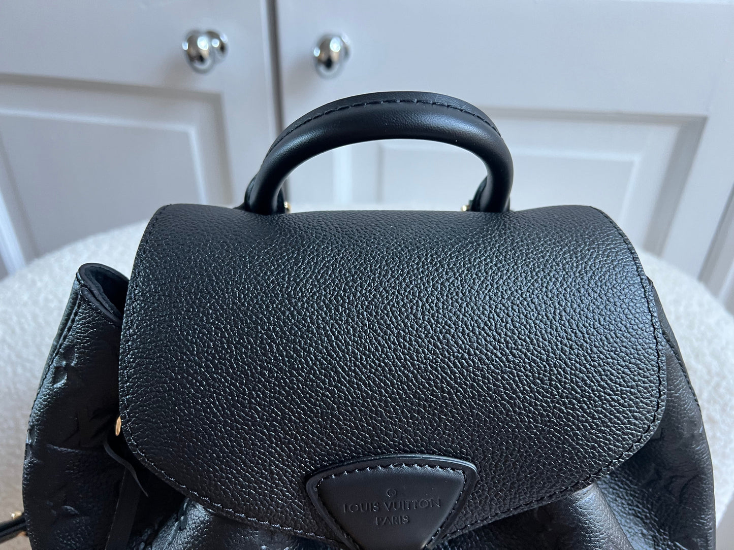 Louis Vuitton Montsouris Backpack Black Empreinte (RRP £2170)