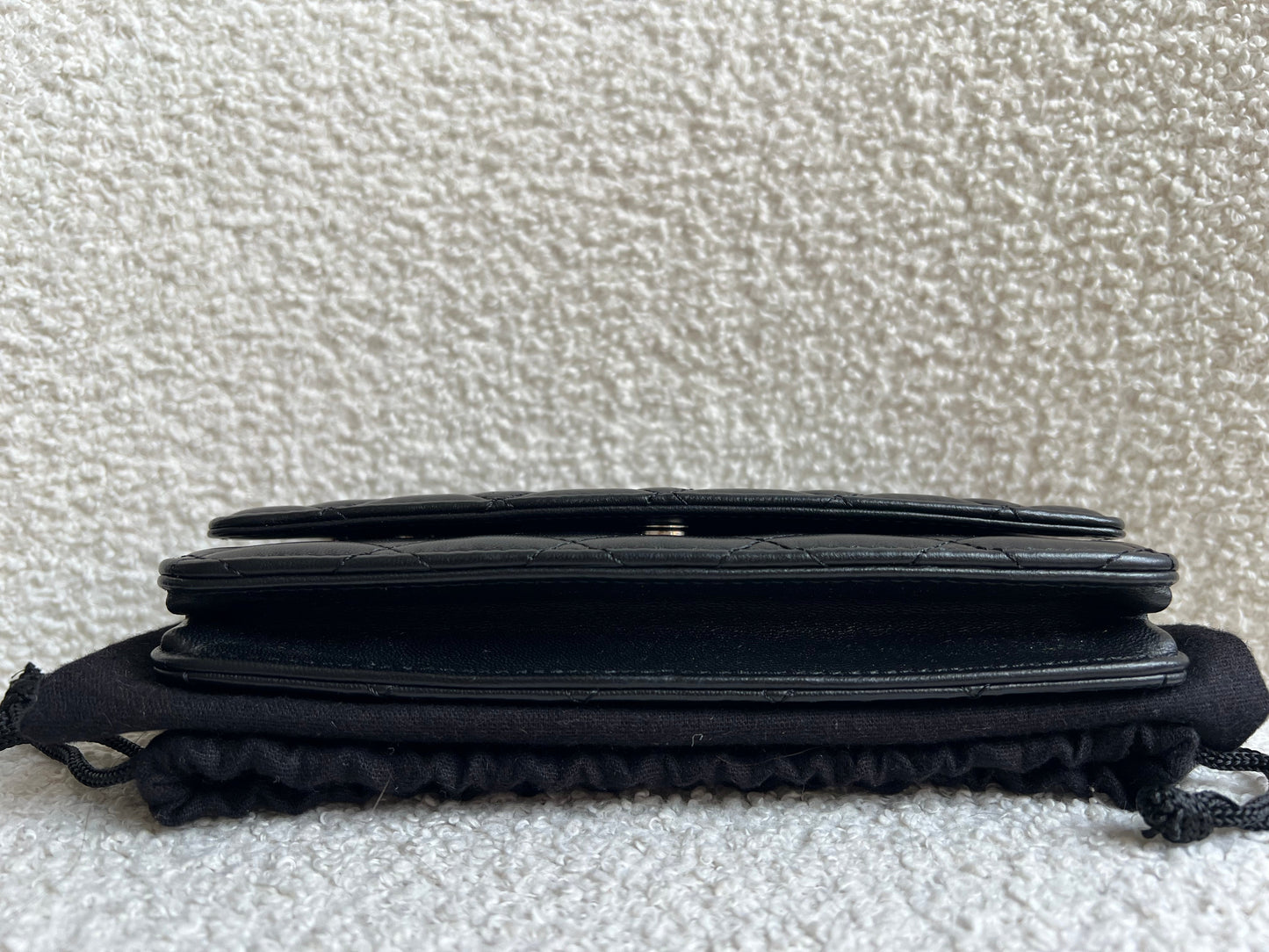 Chanel Wallet on Chain in Black Lambskin Silver Hardware (RRP £2,930)