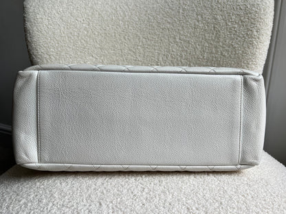 Chanel White Caviar Grand Shopper Tote (GST)