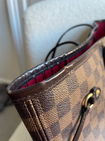 Louis Vuitton Neverfull MM Damier Ebene Cherry Interior (RRP £1,430)
