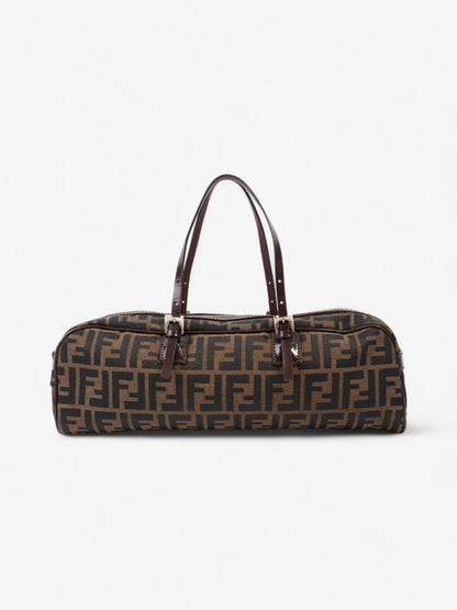 Fendi Canvas Brown Shoulder Bag Style 4