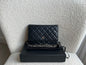 Chanel Wallet on Chain in Black Lambskin Silver Hardware (RRP £2,930)