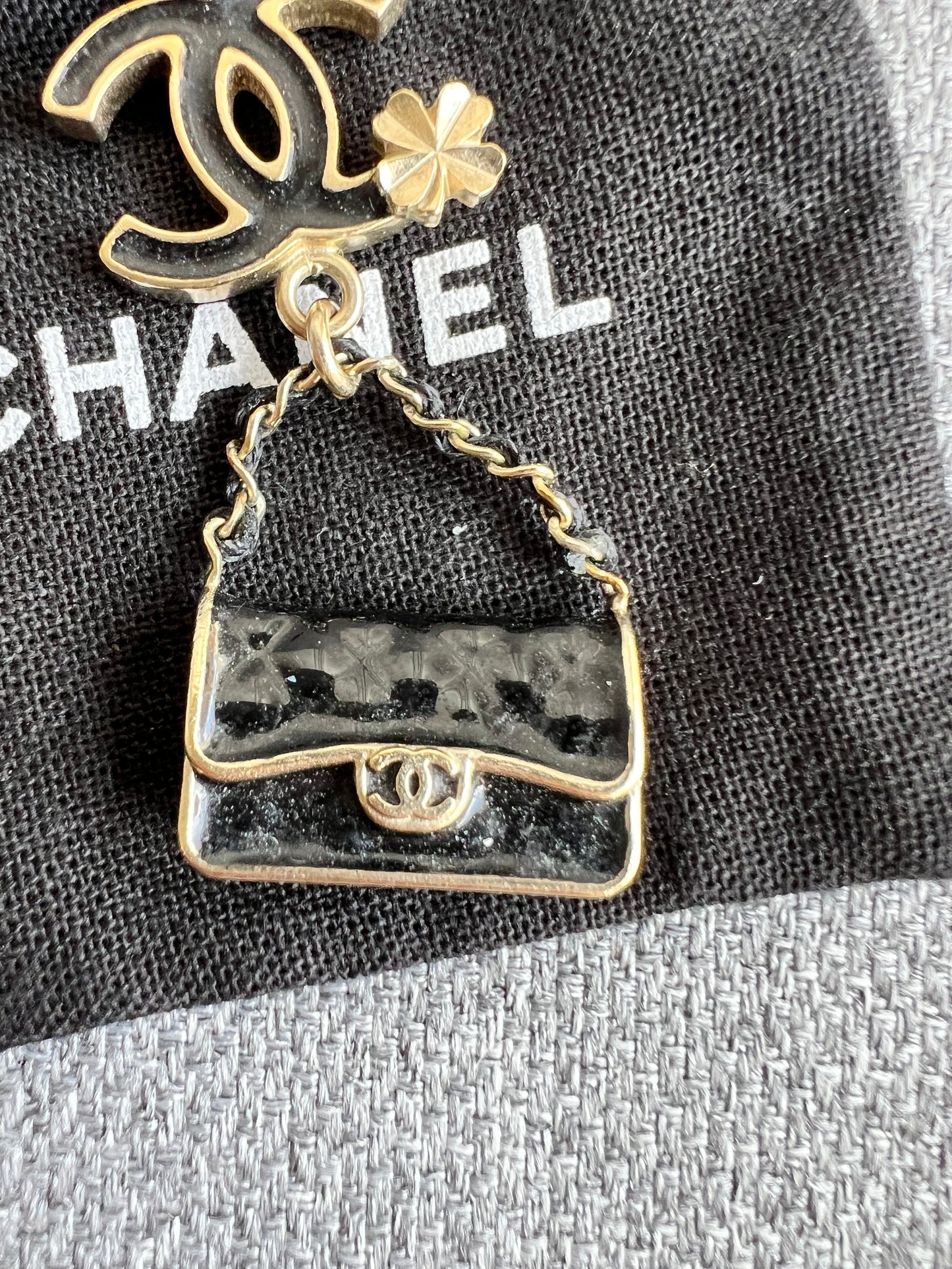 Chanel CC Bag Charm Necklace