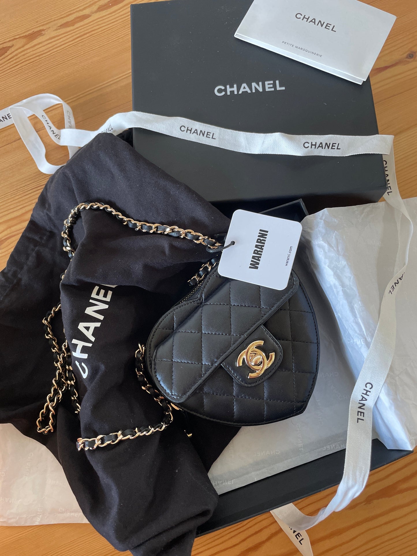 Chanel Chanel 22 Lambskin Black Shoulder Bag Lambskin