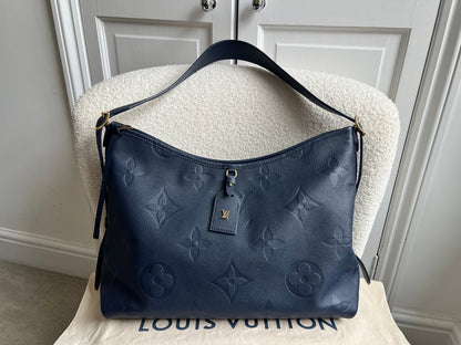 Louis Vuitton Carryall MM Navy Empreinte (RRP £2470)