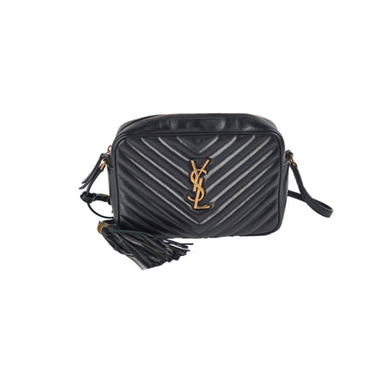 Saint Laurent Lou Black Crossbody Black
