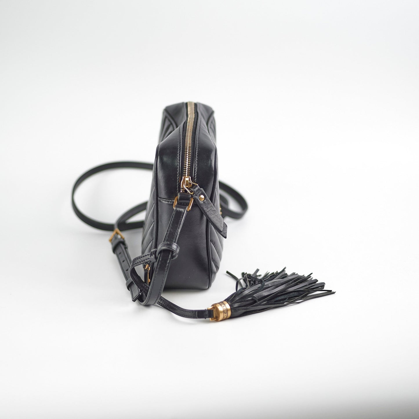 Saint Laurent Lou Black Crossbody Black