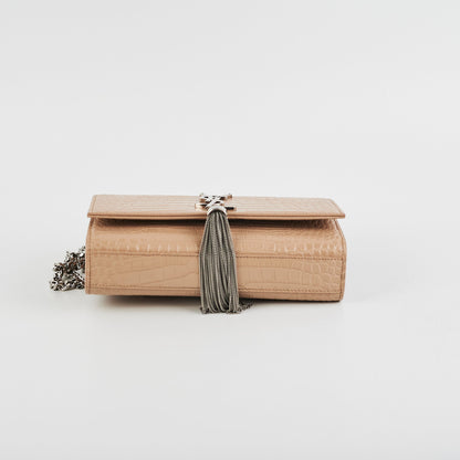 Saint Laurent Kate Beige Shoulder Bag