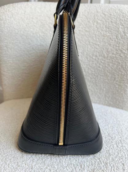 Louis Vuitton Alma PM Black Epi