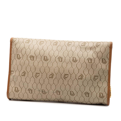 Dior Canvas Brown Shoulder Bag Canvas