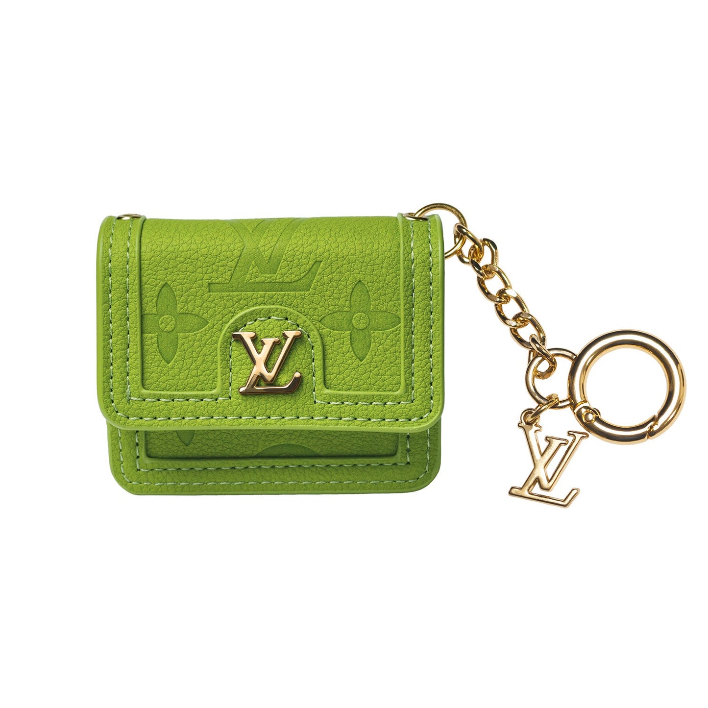 LV GREEN LEATHER MONOGRAM UNIVERSAL BAG