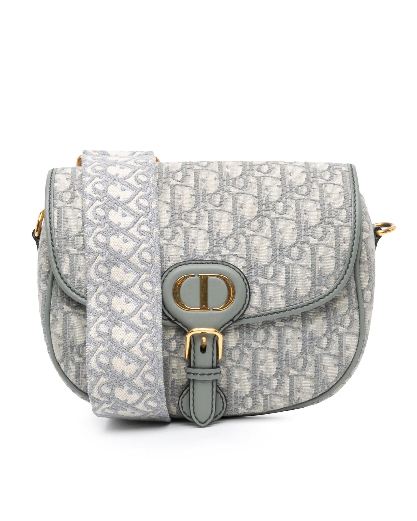 Medium Oblique Bobby Crossbody with Leather Trim and Adjustable Strap