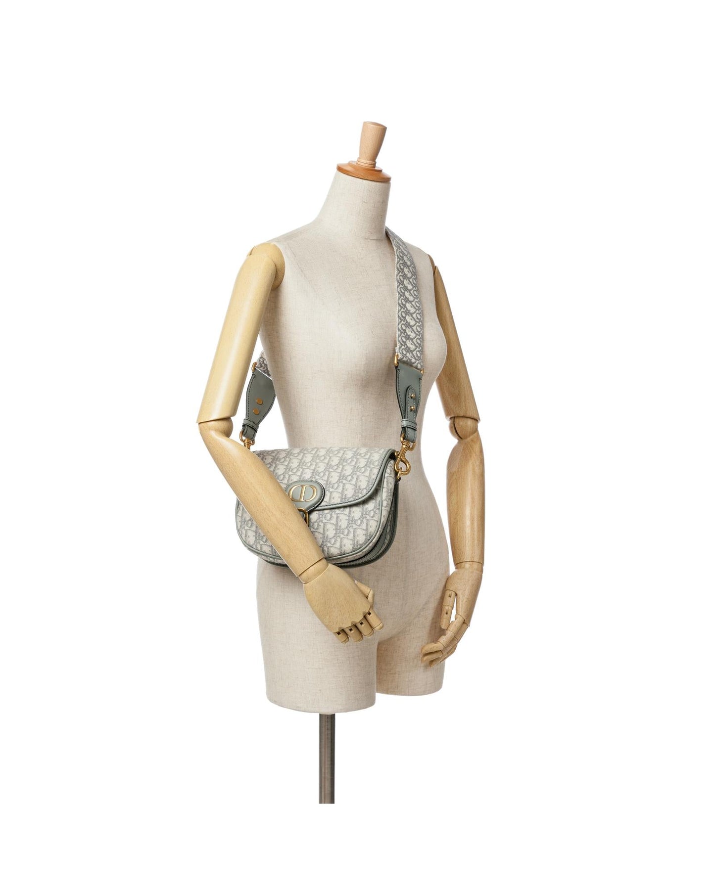 Medium Oblique Bobby Crossbody with Leather Trim and Adjustable Strap